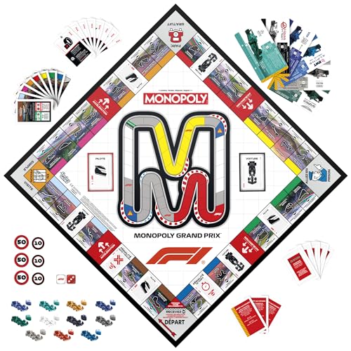 Monopoly F1, Jeu de Plateau | Jeu Formula 1 Officiel sous Li