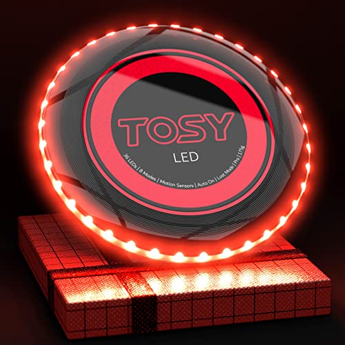 TOSY Disque Volant 36 LED, Lumineux, Modes Intelligents, Aut