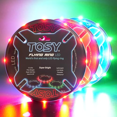 TOSY Anneau Volant 12 LED, Lumineux, Mode Perdu, allumage Au