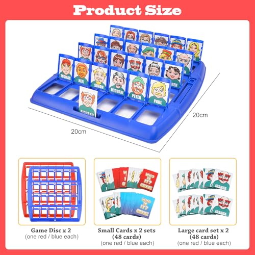 JurciCat 96 Pièces Qui Est Ce Jeu De Devinettes Amusant Qui 