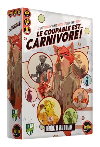 IELLO Le Coupable est… Carnivore – Jeu de Société Coopératif