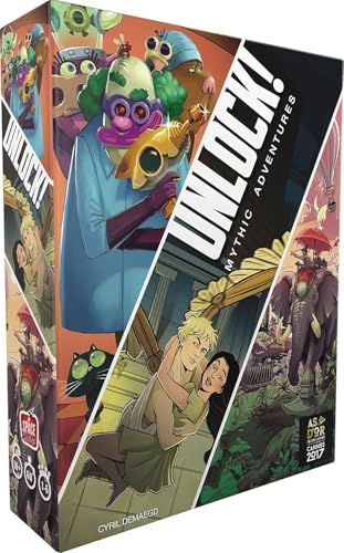 Asmodee - Unlock! Mythic Adventures - Jeu Escape Game Adulte