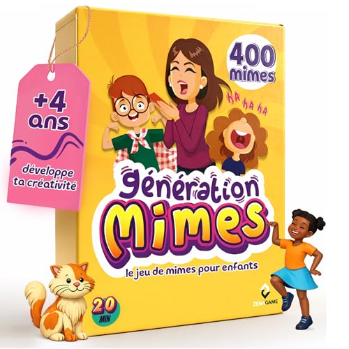 ZENAGAME Génération Mimes Jeu de société - Jeu dambiance - F