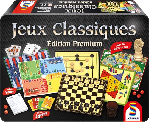 Schmidt Spiele 88263 Coffret Premium Boite Métal, Collection