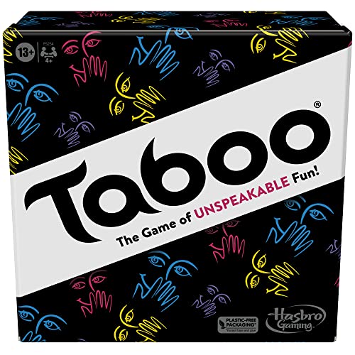 Hasbro Gaming Taboo Jeu classique, jeu de devinettes de mots