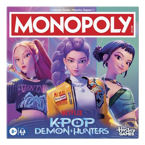 Monopoly : Kpop Demon Hunters, Jeu de Plateau | Jeu Familial