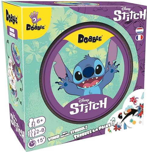 Asmodee - DOBBLE : Stitch - Jeux de société - Jeu de Cartes,