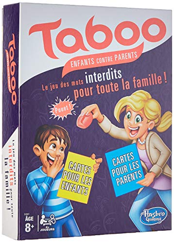 Hasbro Taboo Enfants Contre Parents, Jeu de Société Familial