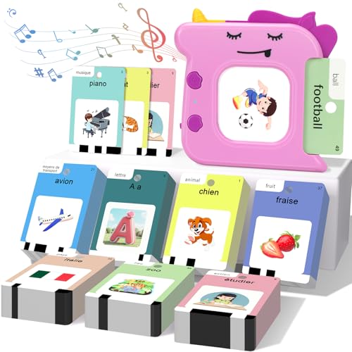 420 Cartes Éducatives Parlantes, Jeu de Cartes Flash Montess