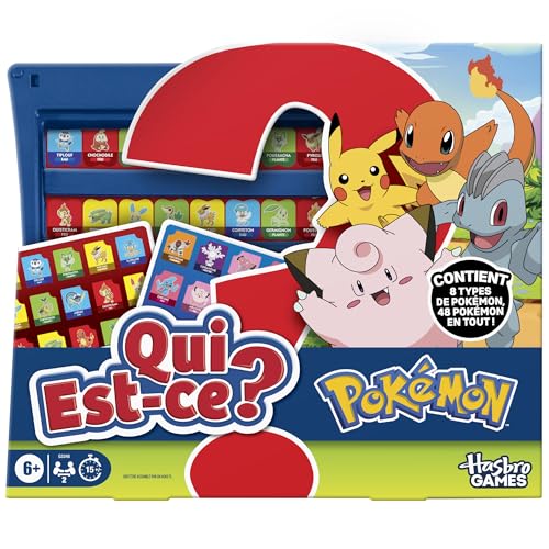 Qui est-ce ? édition Pokémon | 48 Pokémon | Jeu de Plateau F
