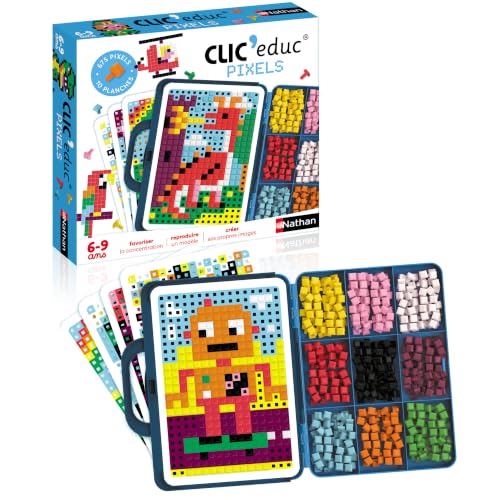 Nathan - ClicEduc Pixels - Mallette de Loisirs Créatifs - 6 