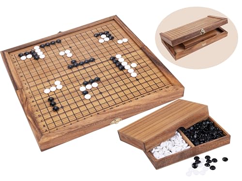 Engelhart - 350360 - Jeu de Go en Bois - Stratégie - Goban É