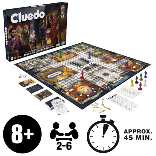 Habro Gaming Cluedo, Jeu de Société Revisité pour Enfants, 2