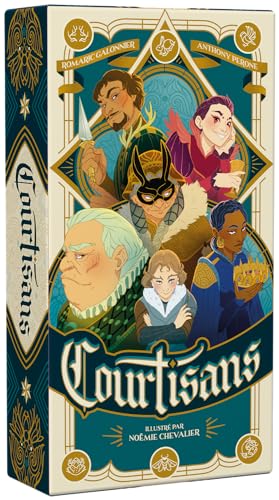 Blackrock Games Courtisans, Cartes et Bluff Tactique, 2-5 Jo