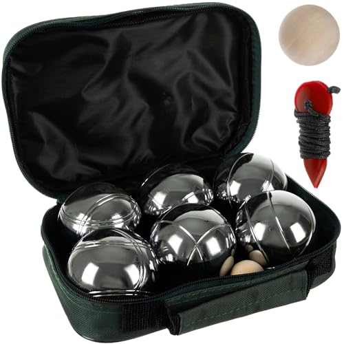 KRUZZEL - Ensemble de Boules avec 6 Boules Gravées & Accesso