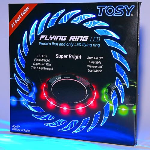 TOSY Anneau Volant 12 LED, Lumineux, Mode Perdu, allumage Au