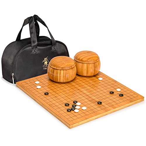 Yellow Mountain Imports Plateau de Jeu de Go Recto-Verso en 