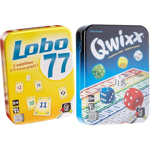 GIGAMIC- Jeu de Cartes-Lobo 77, 8 Ans to 99 Ans,AMLOBO, Jaun
