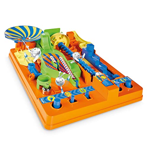 TOMY Tricky Bille Circuit de Billes Niveau 2, Jeu d'action pour Enfant, Jeu d'adresse et de Rapidité, Jeu de Billes Multicolore pour Enfant de 5 Ans +