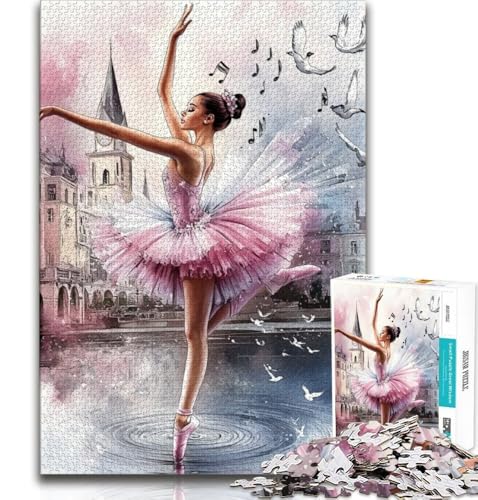 Puzzle 1000 pièces pour Adultes, Cadeau Danseuse de Ballet, 