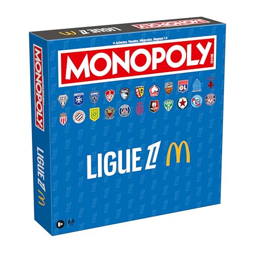 Winning Moves - Monopoly Ligue 1 Jeu de société Football 2 à
