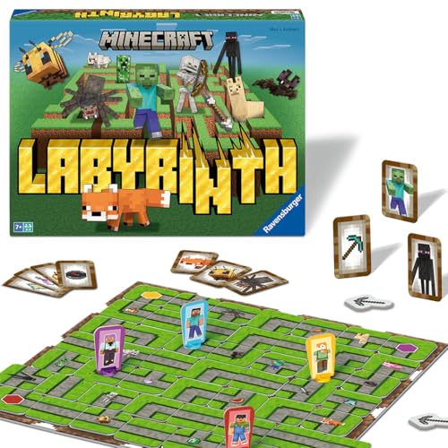 Ravensburger 24684 - Minecraft Labyrinth - Le Jeu Classique 