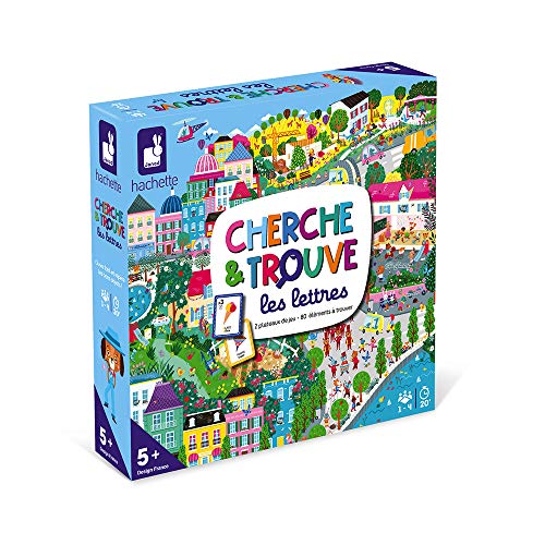 Janod - Cherche et Trouve Les Lettres - Jeu de Société Enfan