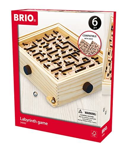 BRIO - 34000 - Jeu de Labyrinthe (Loriginal) - Jeu dadresse