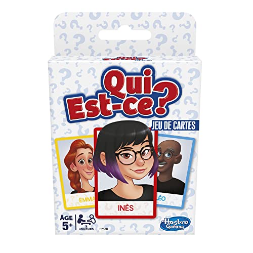 Hasbro Gaming Qui Est-ce ? en Jeu de Cartes - Jeu de Societe
