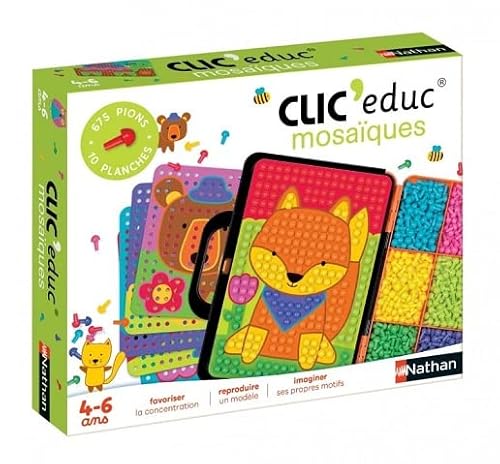 cavernedesjouets Coffret mosaiques animaux et vehicules 4-6