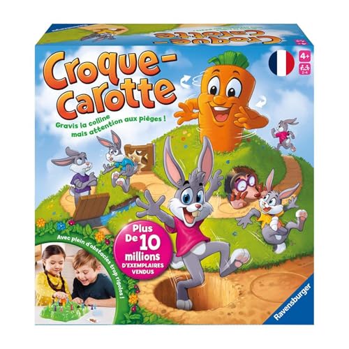 Ravensburger - Croque Carotte - Jeu de Société Rigolo - Jeu