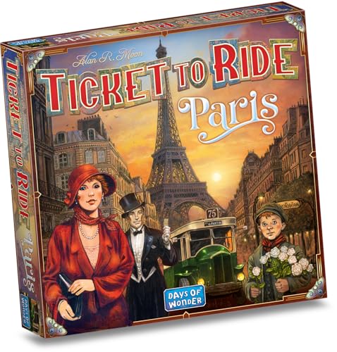 Ticket to Ride Paris Jeu de société – Jeu de stratégie de co