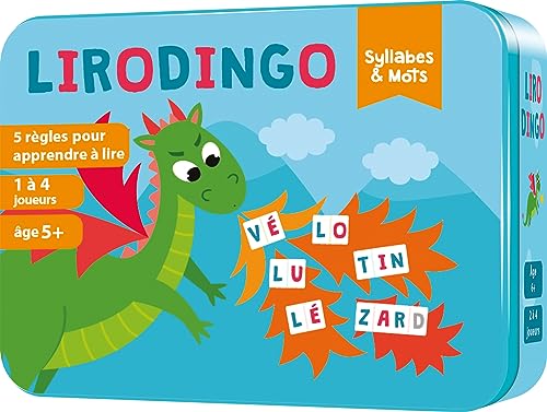 Asmodee Aritma LiroDingo Syllabes et Mots - Jeu de Société -