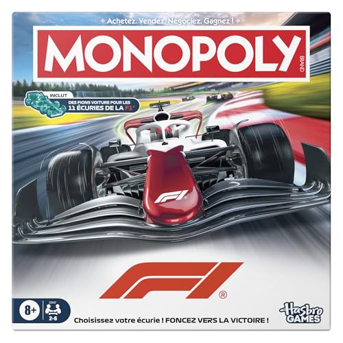 Monopoly F1, Jeu de Plateau | Jeu Formula 1 Officiel sous Li