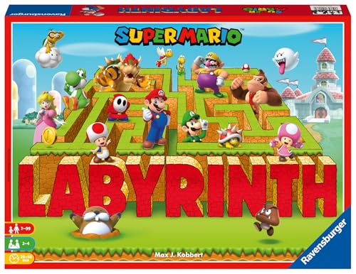 Ravensburger - Labyrinthe Super Mario - Jeu de Société Famil