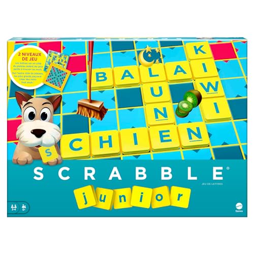 Mattel Games Scrabble Junior, Jeu de Société pour Enfant, dè