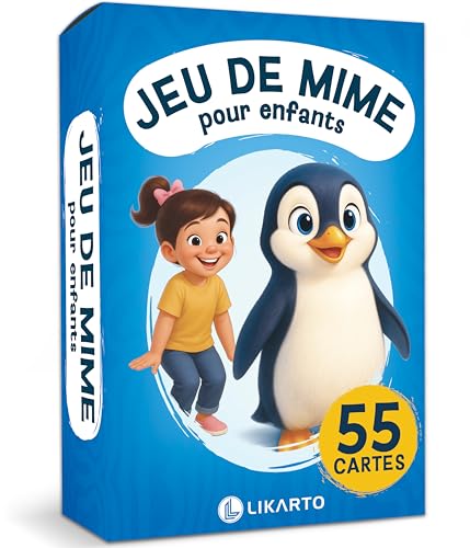 LIKARTO Jeu de mime pour Enfants – Jeu Amusant dès 4, 5, 6, 