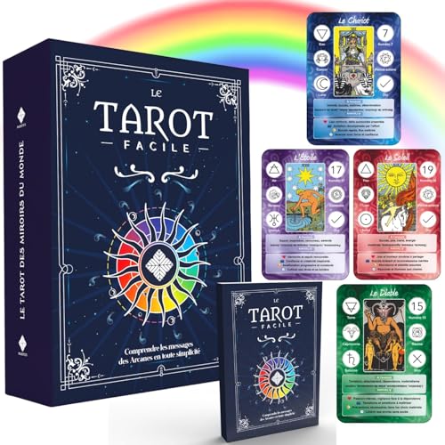 Tarot Divinatoire - Le Tarot Facile - 78 Cartes + Livret +20