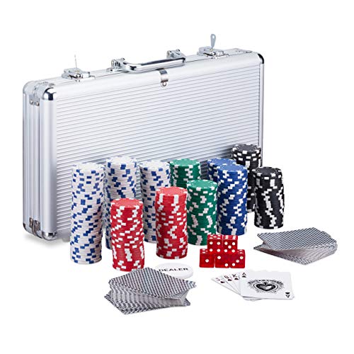 Coffret Poker 300 jetons aluminium
