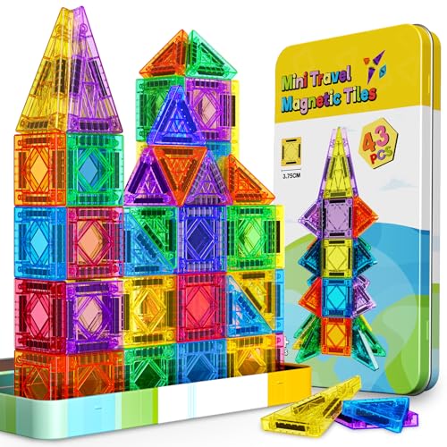 Wootoyz 43 Pièces Construction Magnetique Enfant, Jouet Enfa