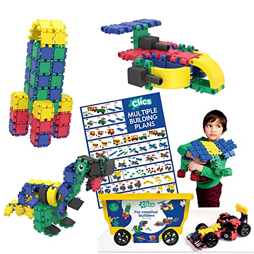 Clics Jeu de Construction, Rollerbox 15 en 1, 305, 72 Access