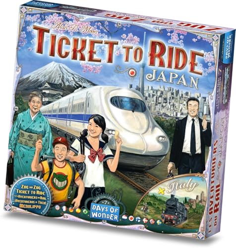 Les AVENTURIERS du Rail : Extensions Japon + Italie - Versio