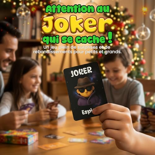 MOJIBOX Jeu de Cartes 7 Familles Enfant Dès 5 Ans