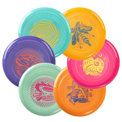 Wham-O Frisbee Go Pack de 6 Disques Volants, 22.86cm Ensembl