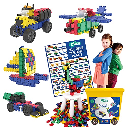 Clics Jeu de Construction, Rollerbox 25 en 1, 628, 122 Acces