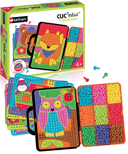 Nathan Clic Educ Mosaïques, Jeu de société, Loisirs Créatifs