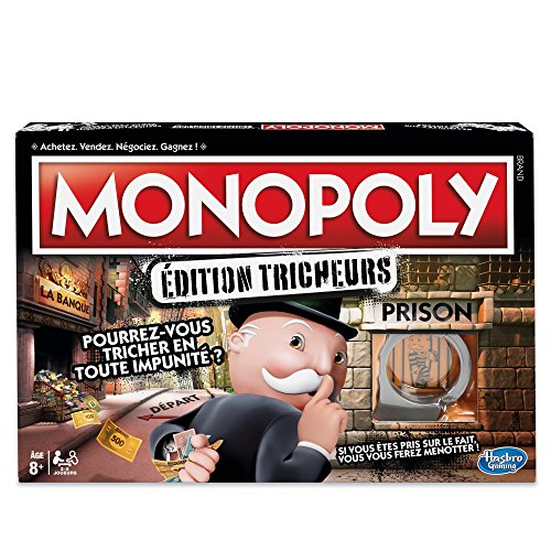 Monopoly Tricheurs, Jeu de Plateau pour Les Filles et Les Ga