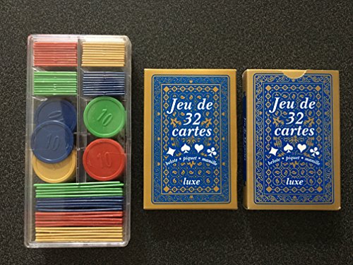 Equilibre et Aventure Lot de Deux Jeux de 32 Cartes + 100 je