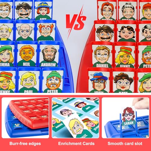 JurciCat 96 Pièces Qui Est Ce Jeu De Devinettes Amusant Qui 