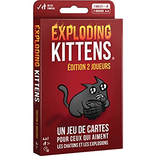 Exploding Kittens - Édition 2 Joueurs - Jeu de Cartes pour E